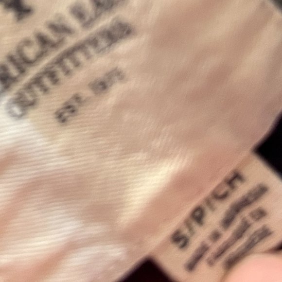 AMERICAN EAGLE OUTFITTERS Plaid Shirt Size Small Cotton Long Sleeves - Picture 7 of 12